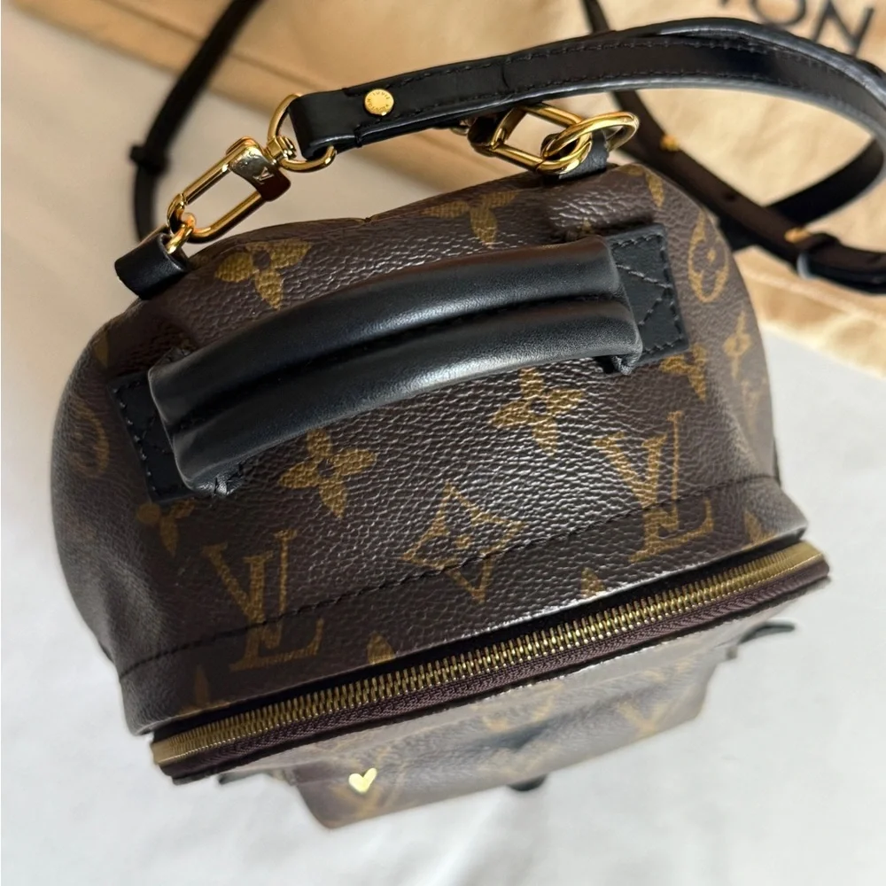 Authentic Louis Vuitton Palm Springs mini backpack purse with box & dust bag - Picture 4 of 16